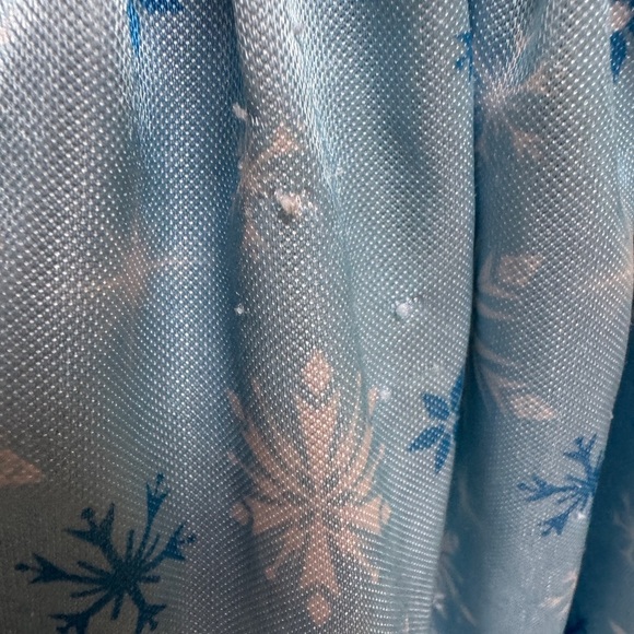 Disney 3T Girls Frozen Elsa Ice Queen Costume Dress Pajama Dress - Picture 4 of 11